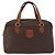 Céline Celine Vintage Macadam Canvas and Leather Marrone