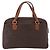 Céline Celine Vintage Macadam Canvas and Leather Marrone - vista 2