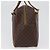 Céline Celine Vintage Macadam Canvas and Leather Marrone - vista 3