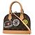 Bolsa Alma Louis Vuitton Edição Limitada World Tour Monogram Canvas BB Marrom - vista 2