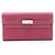 Hermès Billetera bi-fold Hermes Kelly Rosa