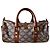 Borsa Boston Céline Triomphe Tela e Pelle Marrone