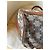 Borsa Boston Céline Triomphe Tela e Pelle Marrone - vista 9