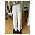 Pantalones Courreges de lino blanco - vista 9