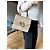 Céline Triomphe Monogramm Handtasche Beige Canvas - Ansicht 6