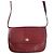 Borsa a tracolla Céline Triomphe in pelle rosso scuro Bordò