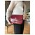 Borsa a tracolla Céline Triomphe in pelle rosso scuro Bordò - vista 11