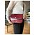 Borsa a tracolla Céline Triomphe in pelle rosso scuro Bordò - vista 3