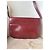 Borsa a tracolla Céline Triomphe in pelle rosso scuro Bordò - vista 4