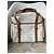 Borsa Céline Blazon in tela Macadam e pelle bianca Bianco - vista 4