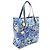 Borsa Tote Prada TESSUTO STAMPATO Blu Multicolore - vista 2