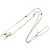 Collana Bambi Coco Mark 2025 di CHANEL Bianco D'oro Verde - vista 3