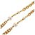Collana in metallo con perle finte dorate e leone Coco Mark di Chanel D'oro - vista 7