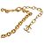Collana in metallo con perle finte dorate e leone Coco Mark di Chanel D'oro - vista 9