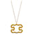 Céline Celine Triomphe Sparkle Gold-Halskette Golden  - Ansicht 3