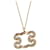 Céline Celine Triomphe Sparkle Gold-Halskette Golden  - Ansicht 4