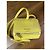 Borsa a tracolla Pandora Mini in pelle gialla di Givenchy Giallo - vista 9