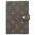 Organizer Agenda PM Monogram Louis Vuitton R20005 Marrone