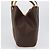 Céline Borsa tote in tela Macadam CELINE in pelle PVC marrone oro Auth mr2036 D'oro - vista 3