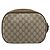 GUCCI GG Supreme Web Sherry Line Clutch Bag PVC Beige Oro 89 01 034 Auth LNZ056 - vista 2