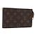 LOUIS VUITTON Monogram Bucket PM Accessory Pouch LV Auth 172466