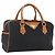 SAINT LAURENT Borsa a Mano PVC Nero Oro Auth fm5207 D'oro