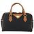 SAINT LAURENT Borsa a Mano PVC Nero Oro Auth fm5207 D'oro - vista 13