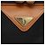 SAINT LAURENT Borsa a Mano PVC Nero Oro Auth fm5207 D'oro - vista 17