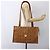 Borsa tote MCM Logogram Vicetos in PVC marrone e oro Auth gh1847 D'oro - vista 23