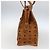 Borsa tote MCM Logogram Vicetos in PVC marrone e oro Auth gh1847 D'oro - vista 4