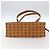 Borsa tote MCM Logogram Vicetos in PVC marrone e oro Auth gh1847 D'oro - vista 5