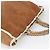 CHANEL Borsa a Mano con Catena Mouton Marrone Oro CC Auth bs33650 D'oro - vista 6