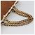 CHANEL Borsa a Mano con Catena Mouton Marrone Oro CC Auth bs33650 D'oro - vista 7