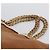 CHANEL Borsa a Mano con Catena Mouton Marrone Oro CC Auth bs33650 D'oro - vista 8