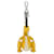 FENDI FENDI x FRGMT x POKMON Pokmon Charm Leather Yellow Auth 167029SM  - view 2