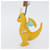FENDI FENDI x FRGMT x POKMON Pokmon Charm Leather Yellow Auth 167029SM  - view 3