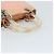 Christian Dior Borsa Lady Dior in nylon rosa argento Auth 173001 - vista 7