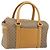 Gucci Bolso Boston Mini Micro GG Supreme en PVC Beige Dorado 000 39 0158 Auth ki6510