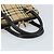 Borsa a Mano Burberrys Nova Check PVC Beige Oro Auth bs33587 D'oro - vista 7