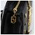 Borsa a Spalla Gianni Versace in Pelle Nera e Oro Auth BA10801 Nero D'oro - vista 10
