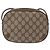 Borsa Sherry Line GG Supreme Web di GUCCI in PVC beige e oro 89 02 066 Auth 172511 D'oro - vista 2