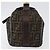 Borsa a mano in tela Zucca FENDI nera e marrone Auth bs33679 Nero - vista 3