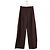Autre Marque Pantalones anchos marrones Castaño