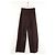 Autre Marque Pantalones anchos marrones Castaño - vista 3