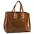 LOUIS VUITTON Monogram Vernis Reade PM Borsa a Mano Bronzo M91146 LV Auth gh1803