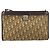 Borsa a Spalla in Tela Trotter Christian Dior Marrone Oro Auth 172857 D'oro - vista 13