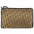 Borsa a Spalla in Tela Trotter Christian Dior Marrone Oro Auth 172857 D'oro - vista 2