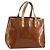 LOUIS VUITTON Borsa a Mano Monogram Vernis Reade PM Bronzo M91146 LV Auth gh1794