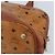 MCM Vicetos Logogram Borsa a Mano PVC Pelle Marrone Oro Auth gh1798 D'oro - vista 15