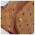 MCM Vicetos Logogram Borsa a Mano PVC Pelle Marrone Oro Auth gh1798 D'oro - vista 16